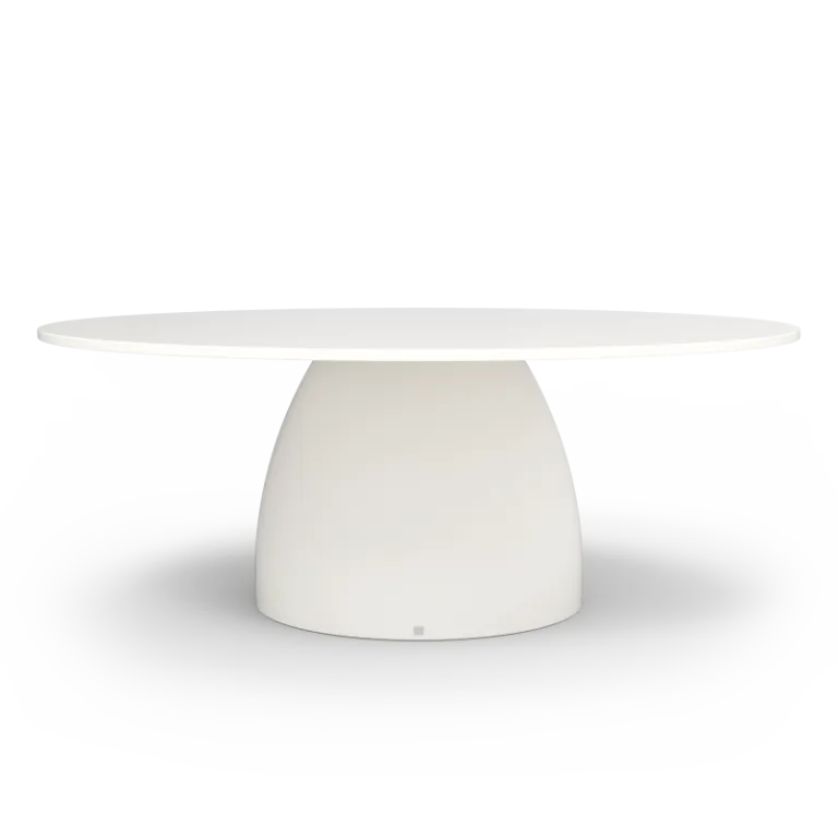 Barrel dining table for outdoor