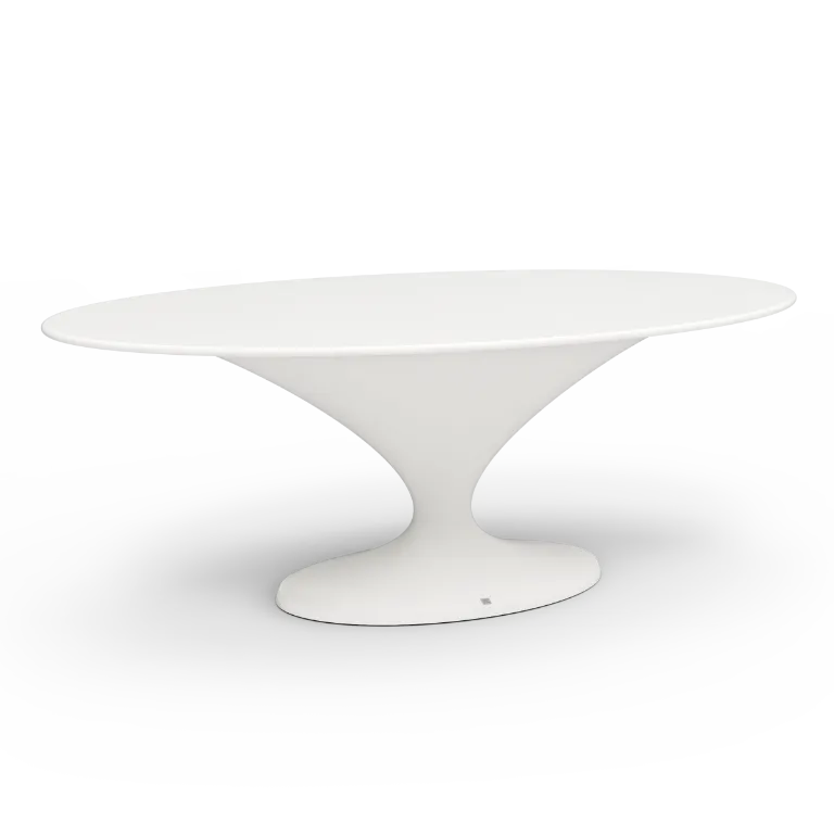 Charm oval dining table for outdoor