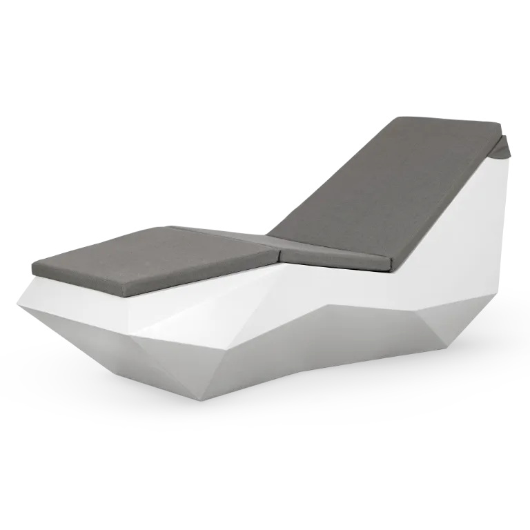 Diamond chaise longue for outdoor