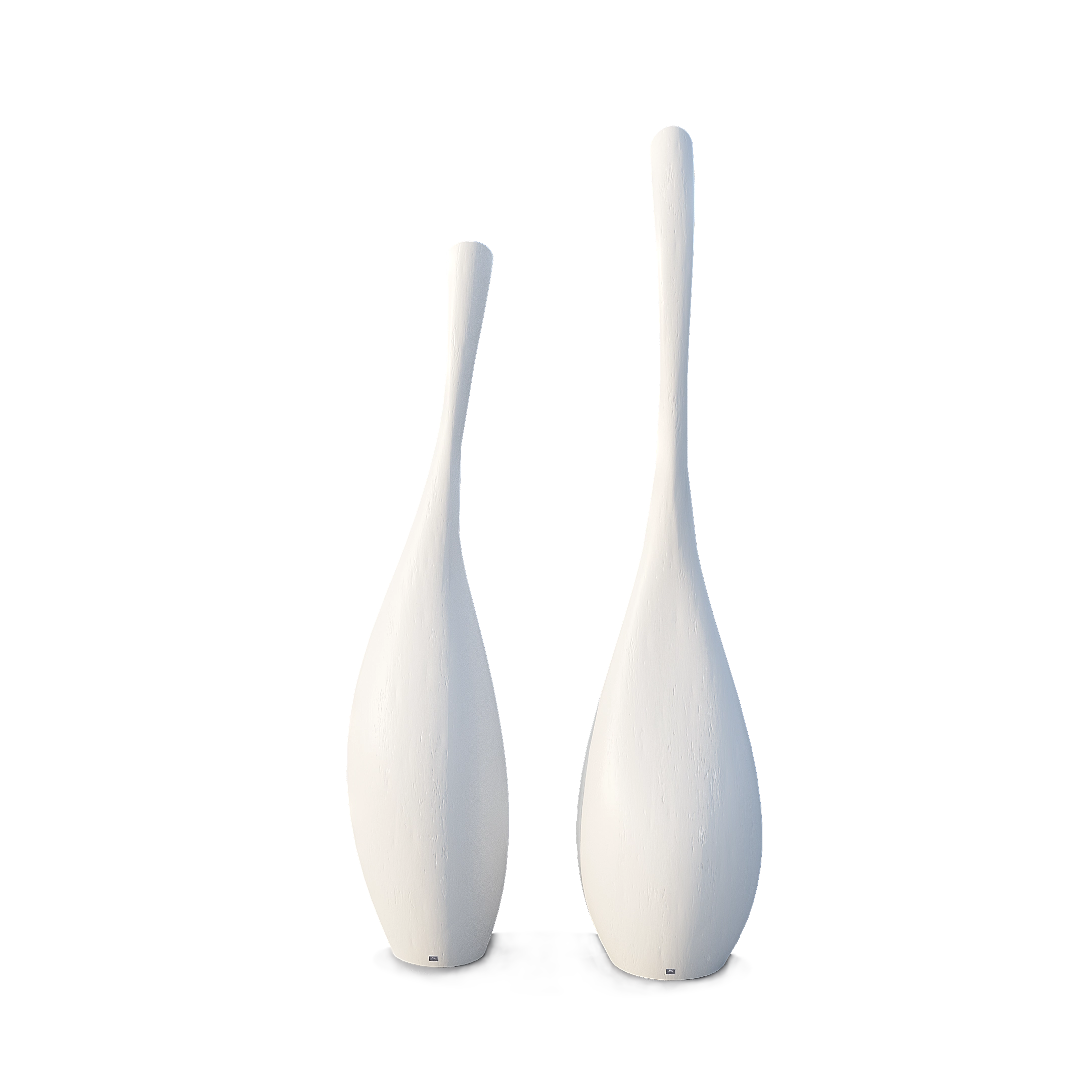 Solitary decorative planters for outdoor