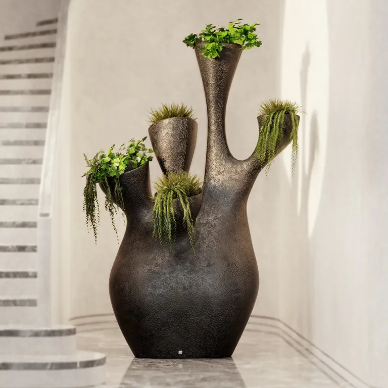 Coral decorative planter for outdoor