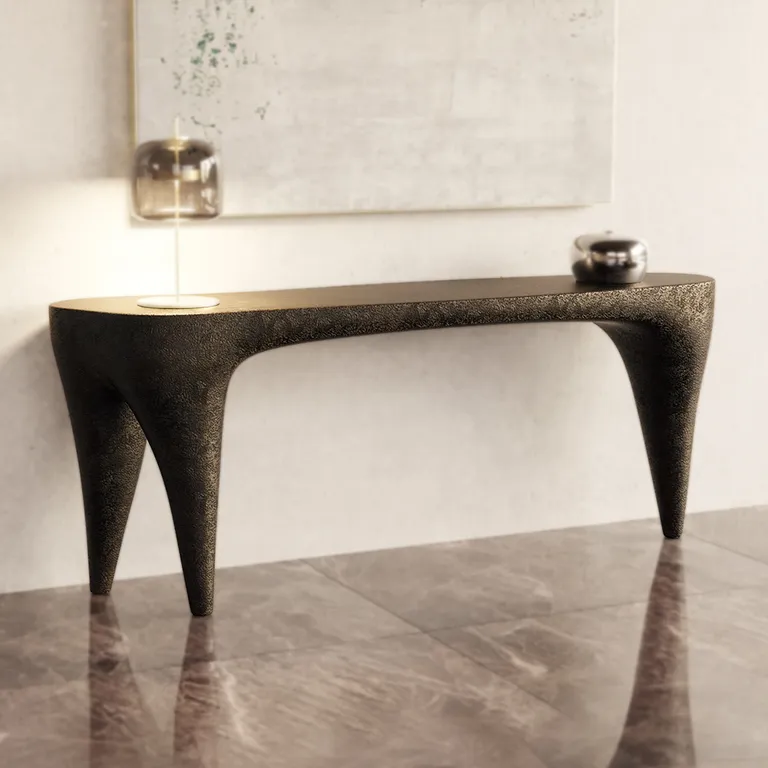 Ivory console for indoor