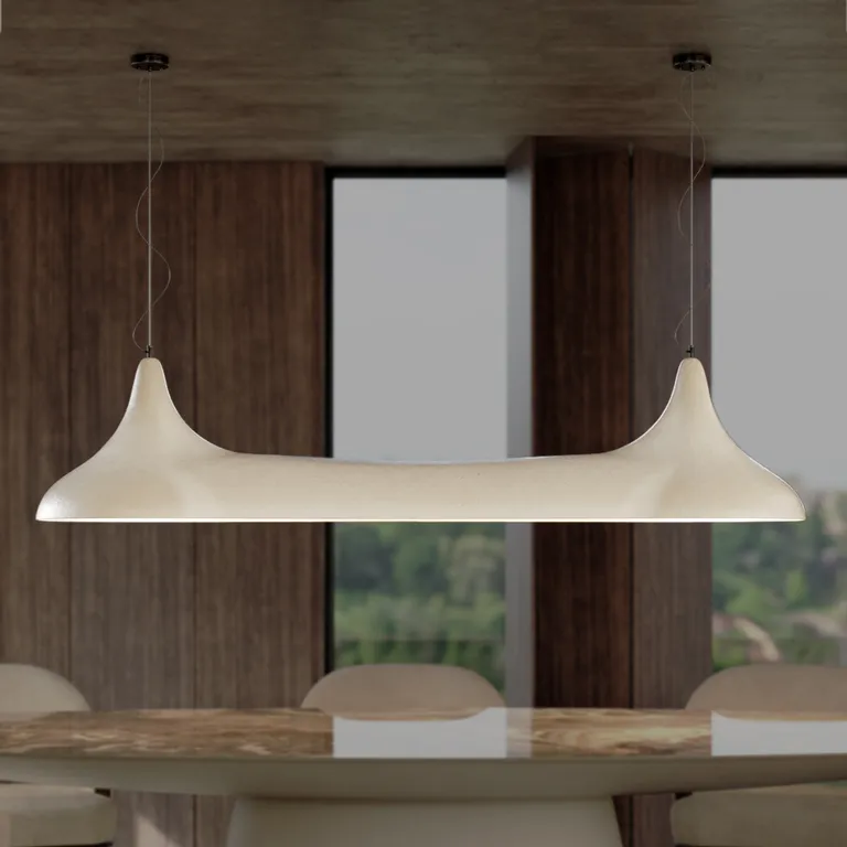 Tuba suspension lamps for indoor