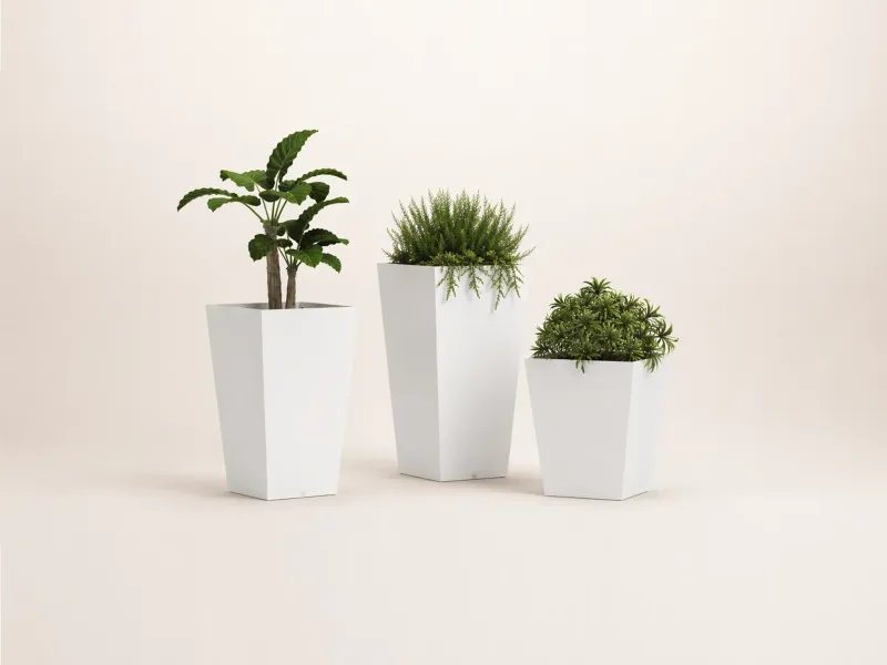 Vasos Quadra para exterior