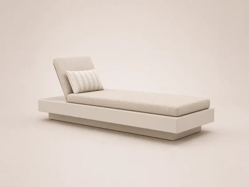 Nordic pool beds for outdoor