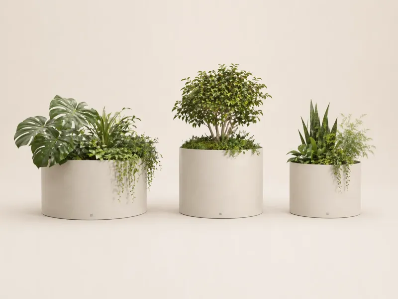 Magnus large planters for outdoor