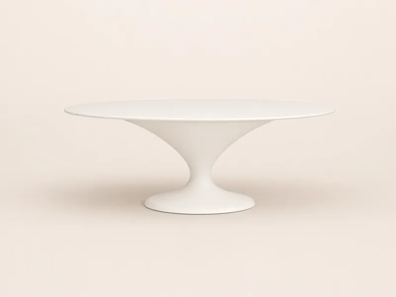 Charm oval dining table for outdoor