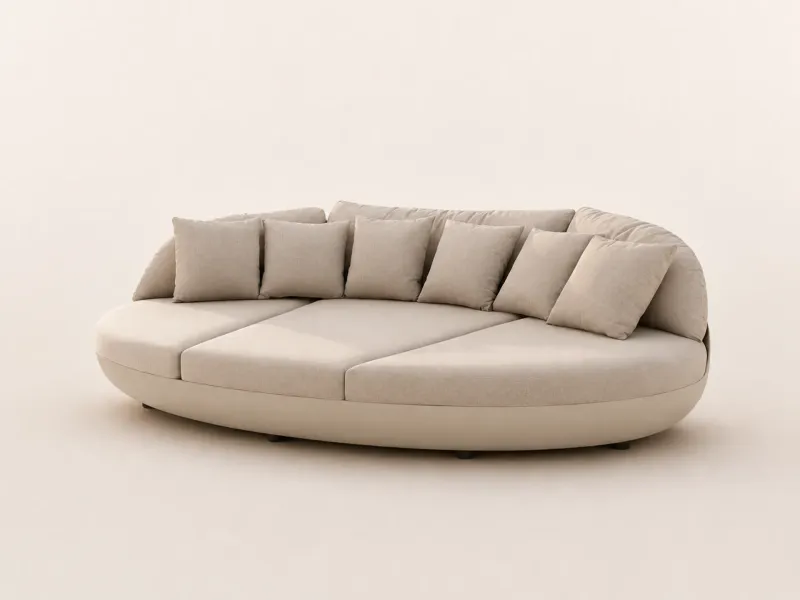 Sofá Victoria oval para exterior