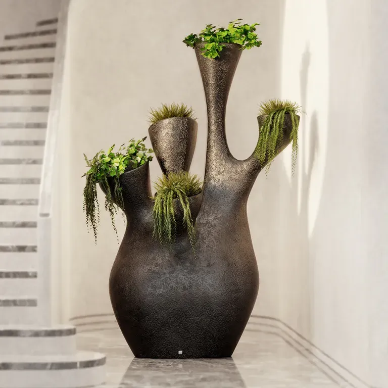 Coral decorative planter for outdoor