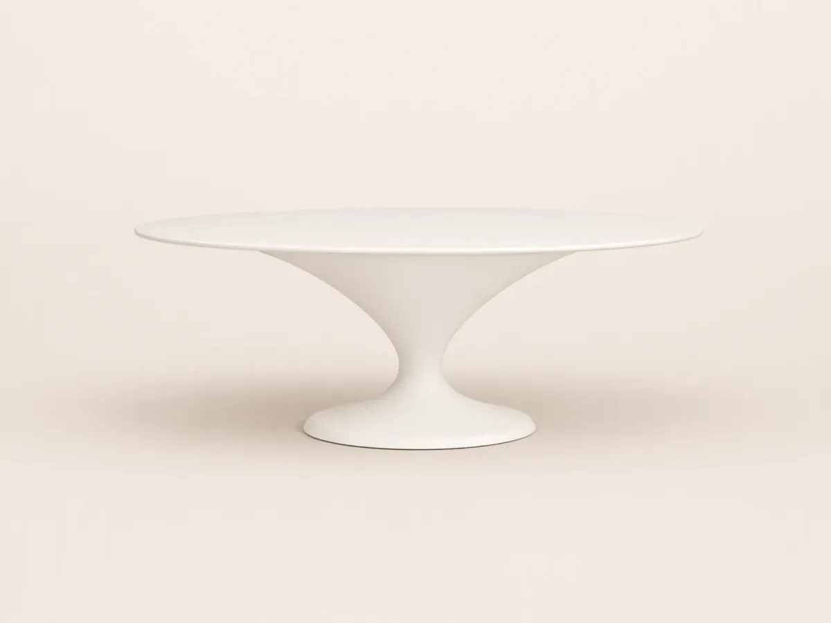 Charm oval dining table for outdoor