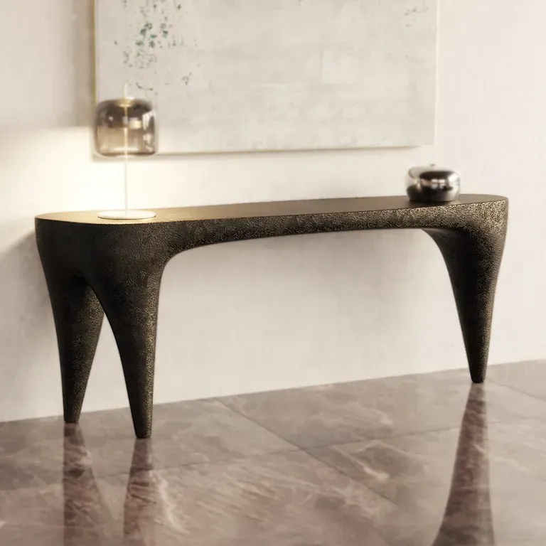 Ivory console for indoor