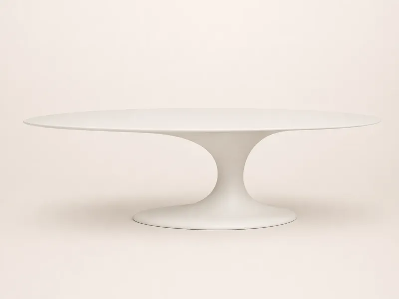 Jade oval dining table for outdoor
