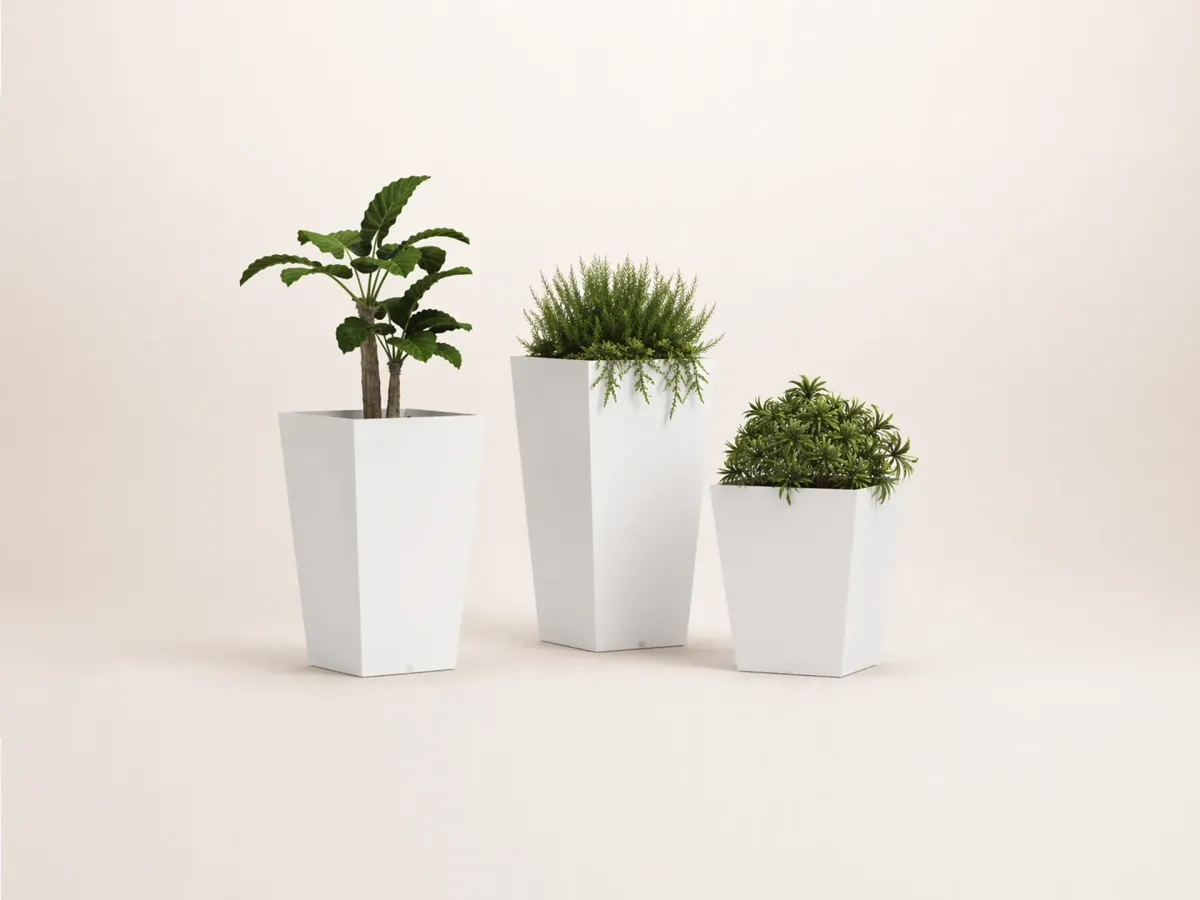 Vasos Quadra para exterior