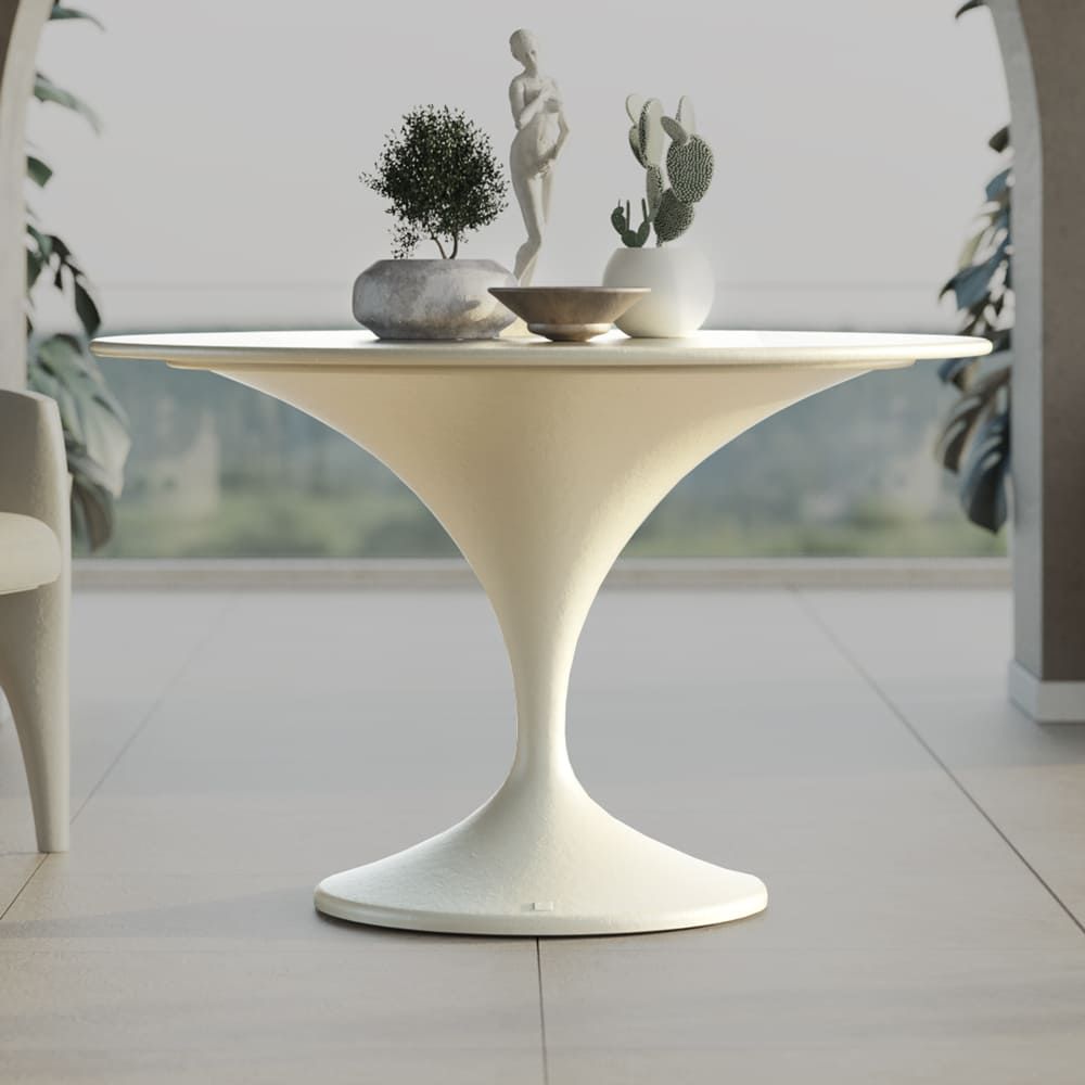 Charm round dining table for outdoor